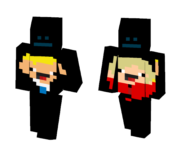 Download Free Donald trump and Hillary Clinton Skin for Minecraft image 1 Donald trump and Hillary Clinton - Male Minecraft Skins - image 1