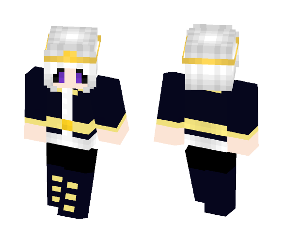 HUMAN Nightmare Sans - Male Minecraft Skins - image 1