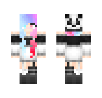 Colorful Panda - Female Minecraft Skins - image 2