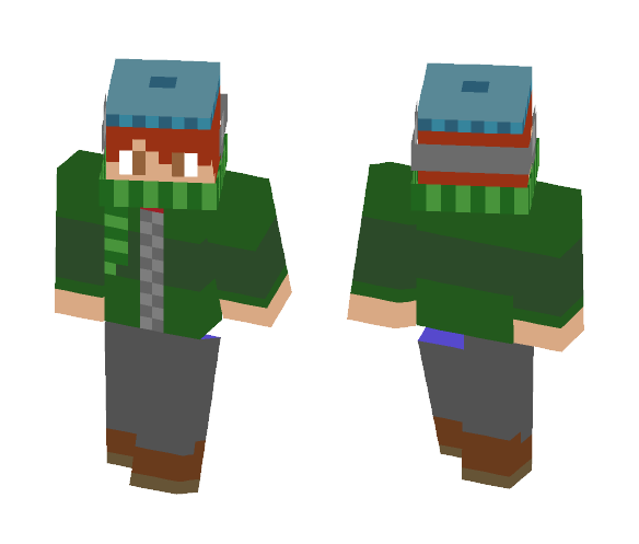 Red Head Winter Skin - Male Minecraft Skins - image 1
