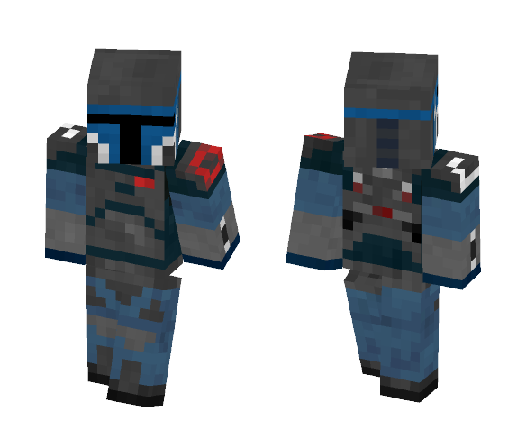 Mandalorian Warrior (Death Watch) - Male Minecraft Skins - image 1