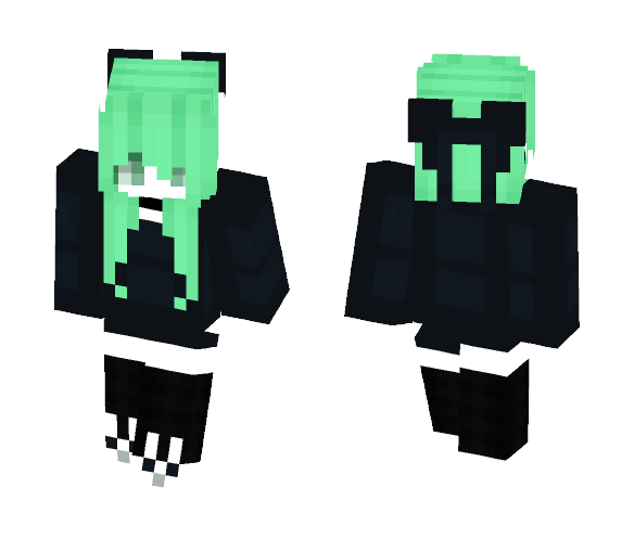 Download Free ~Gothic Girl Skin for Minecraft image 1 ~Gothic Girl - Girl Minecraft Skins - image 1