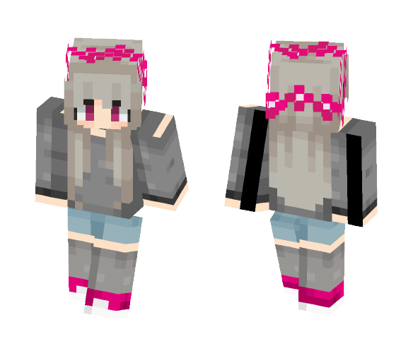 Download Free Khiitler Skin for Minecraft image 1 Khiitler - Female Minecraft Skins - image 1