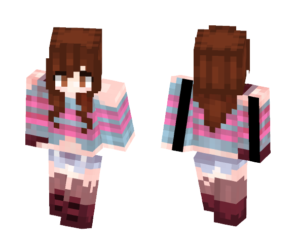 Frisk [Undertale] - Female Minecraft Skins - image 1