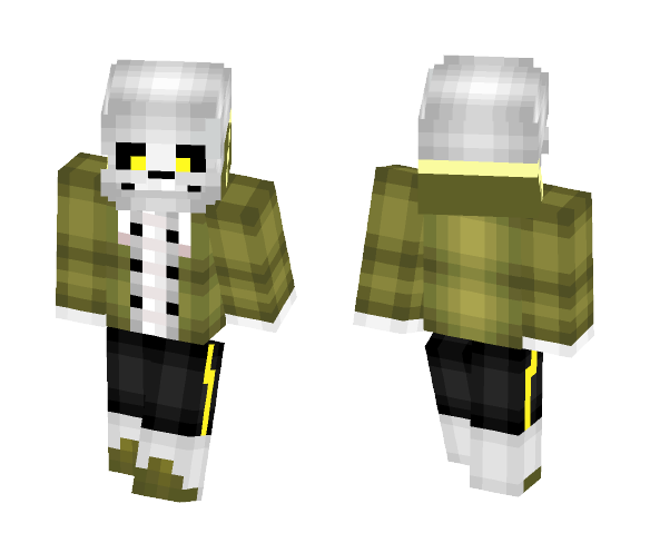 Download Free Bananatale Sans Skin for Minecraft image 1 Bananatale Sans - Male Minecraft Skins - image 1