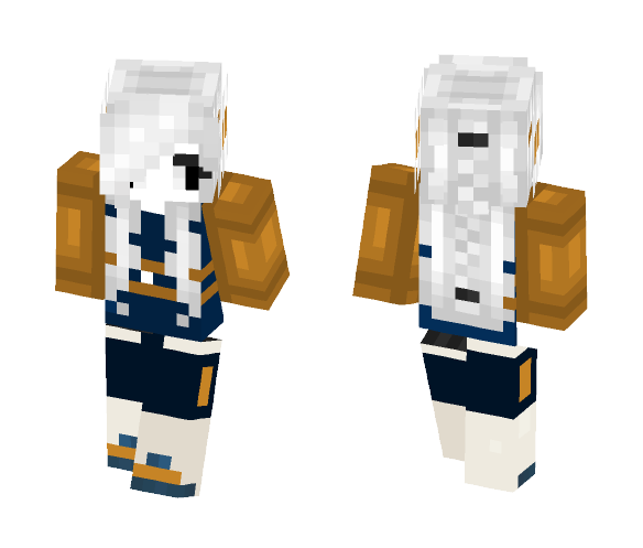 Outertale Sans Girl - Girl Minecraft Skins - image 1