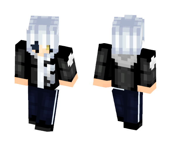 Gaster!Sans Girl - Girl Minecraft Skins - image 1