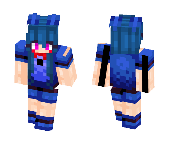 Download Free BonBon (Bonnie Hand Puppet) Girl Skin for Minecraft image 1 BonBon (Bonnie Hand Puppet) Girl - Girl Minecraft Skins - image 1