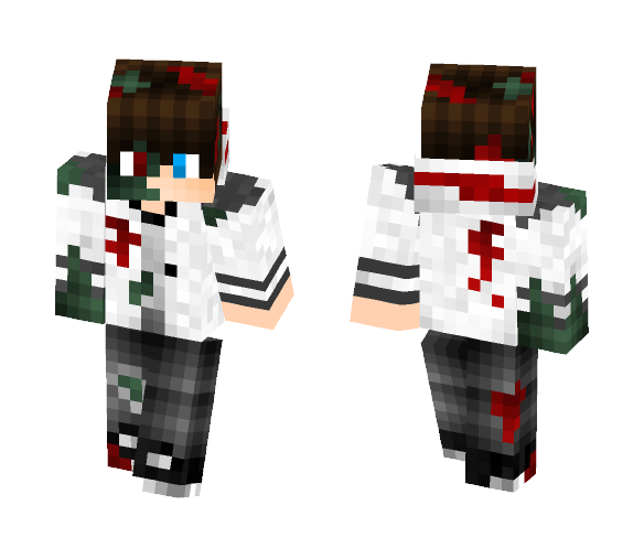 Zombie Boy - Zombert - Boy Minecraft Skins - image 1