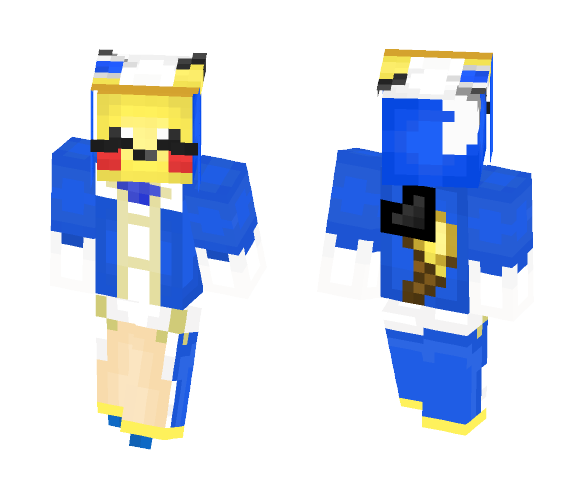 Pikachu Belle (Beauty Costume) - Interchangeable Minecraft Skins - image 1