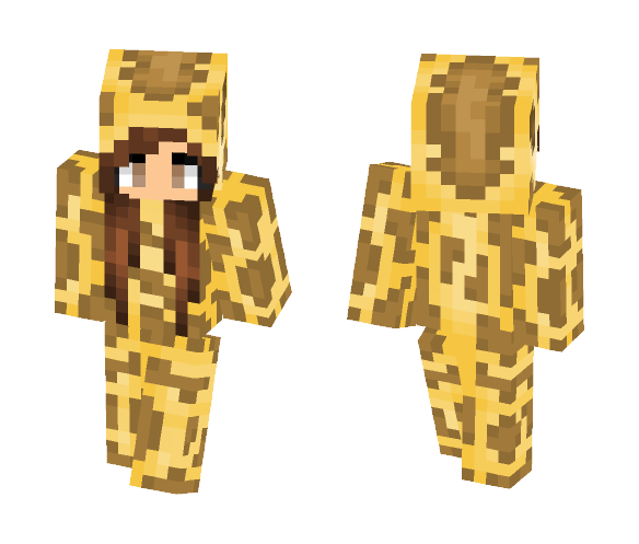 Download Free Giraffe Onesie - Skin for Minecraft image 1 Giraffe Onesie - - Female Minecraft Skins - image 1