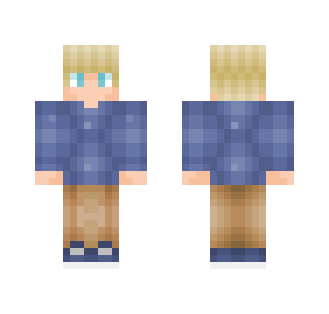 Cool Blue Boy - Boy Minecraft Skins - image 2