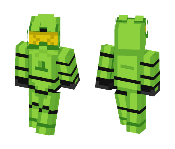 Toon Spartan (Halo) Better In 3D! - Interchangeable Minecraft Skins - image 1