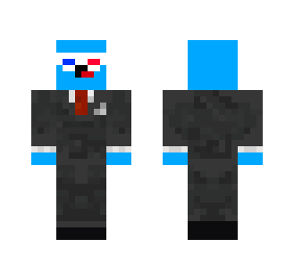 Derp in a suit with 3d glasses