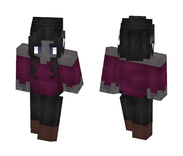 ⊰ Dark Elf Teenager ⊱ - Female Minecraft Skins - image 1