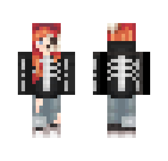 Halloween with bones - Halloween Minecraft Skins - image 2