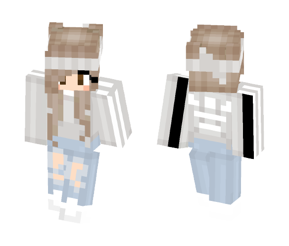 Download Free Adidas Girl Skin for Minecraft image 1 Adidas Girl - Girl Minecraft Skins - image 1