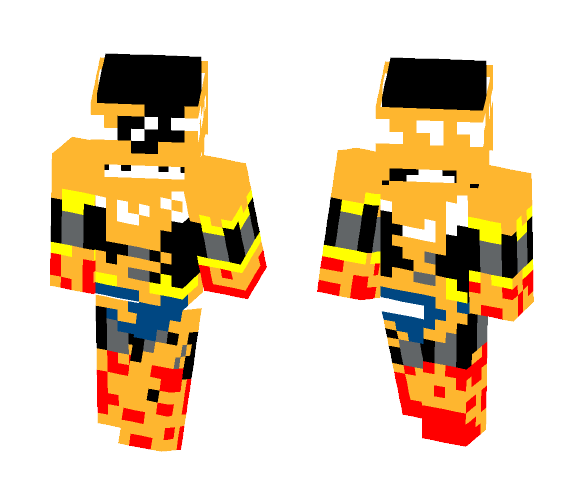 Papyrus's Halloween costume - Halloween Minecraft Skins - image 1