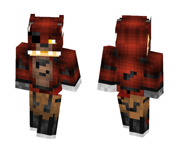 Foxy Costume - Male Minecraft Skins - image 1