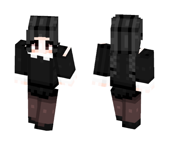 Wednesday Addams - Female Minecraft Skins - image 1