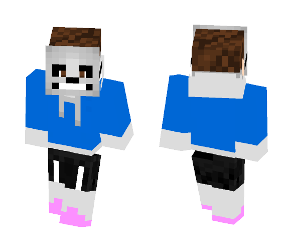 Sans Costume - Male Minecraft Skins - image 1