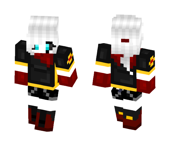 SwapFell Sansette - Female Minecraft Skins - image 1