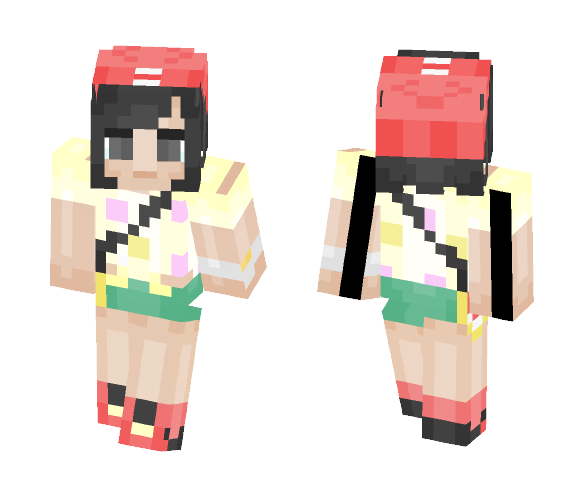 Moon Pokemon Sun & Moon - Female Minecraft Skins - image 1