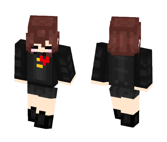 Frisk-Senpai - Interchangeable Minecraft Skins - image 1