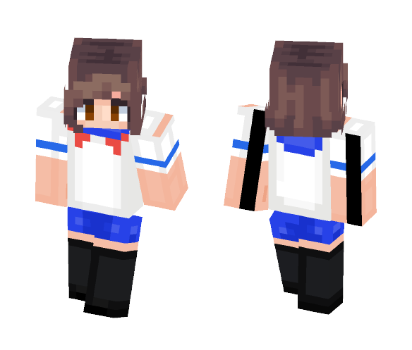 Yanderetale Chara - Female Minecraft Skins - image 1