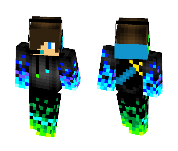 PrizmarineGaming (my new skin) - Male Minecraft Skins - image 1