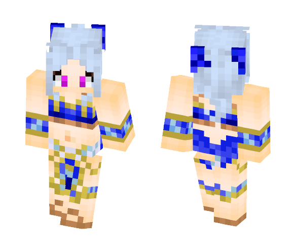 Download Free Meru Legend of Dragoon Skin for Minecraft image 1 Meru Legend of Dragoon - Female Minecraft Skins - image 1