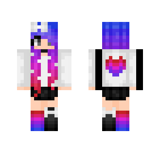Colours are pretty cool - Female Minecraft Skins - image 2