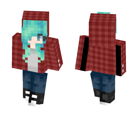 Aquamarine (Request) - Female Minecraft Skins - image 1