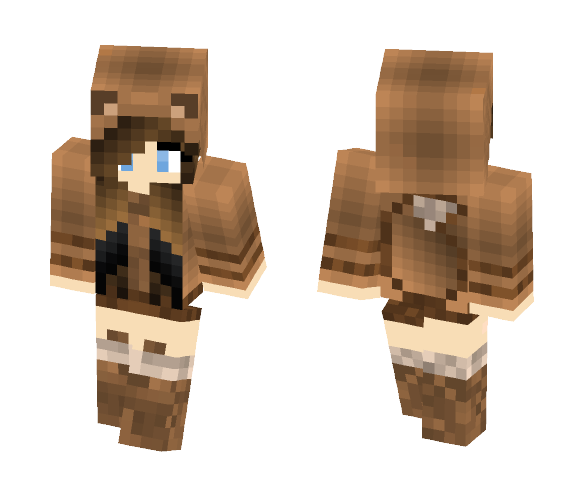 Download Free eEvEE girl Skin for Minecraft image 1 eEvEE girl - Girl Minecraft Skins - image 1