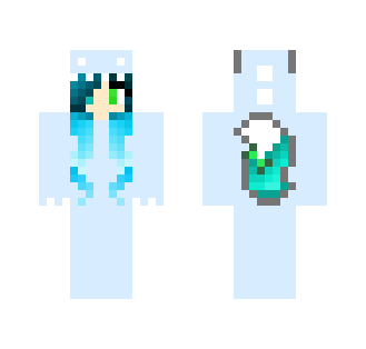 DInO girl WItH WoLf EArS and tAiL - Girl Minecraft Skins - image 2