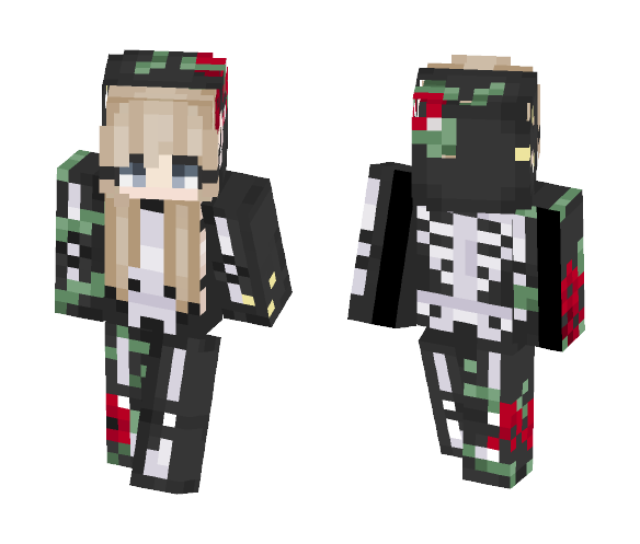☙ Skeleton Flower ❧ Sorreh - Female Minecraft Skins - image 1
