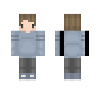 Blue Sweater Chibi | ???? Zero - Male Minecraft Skins - image 2