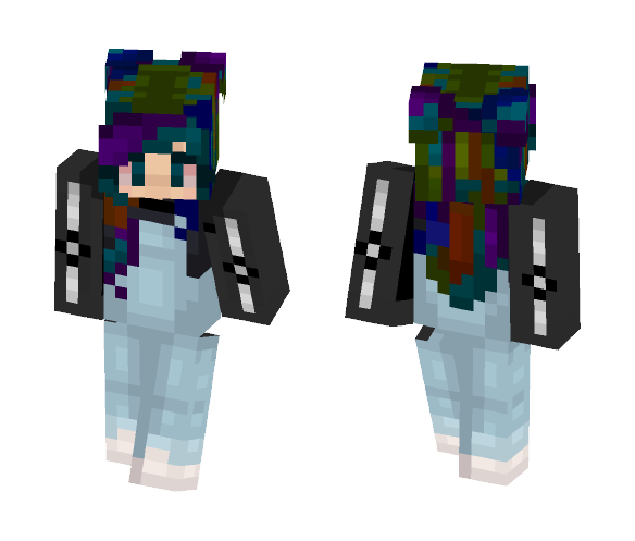 Oil Slick Hair~ - Female Minecraft Skins - image 1