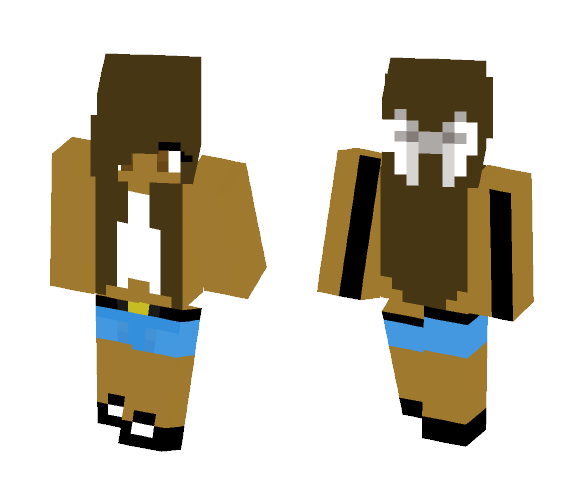 Download Free Beautiful African-American Girl Skin for Minecraft image 1 Beautiful African-American Girl - Girl Minecraft Skins - image 1