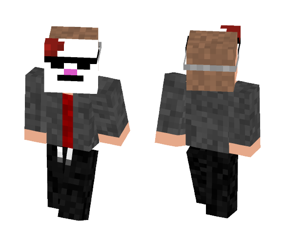 riskosk funny mask - Male Minecraft Skins - image 1