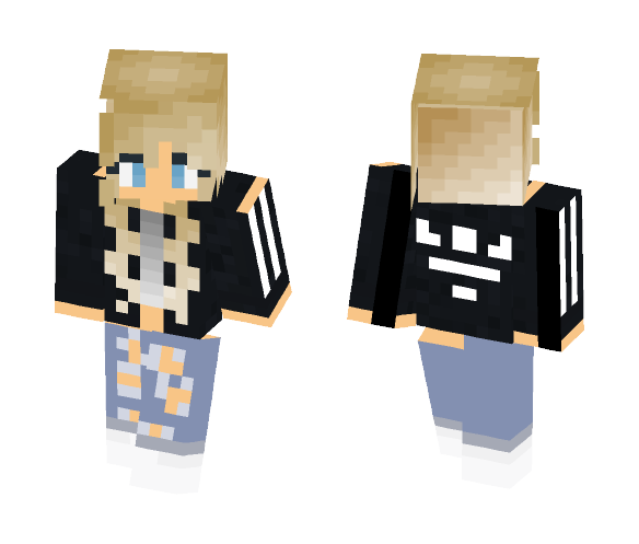 Download Free ☆Cute Adidas Girl☆ Skin for Minecraft image 1 ☆Cute Adidas Girl☆ - Cute Girls Minecraft Skins - image 1