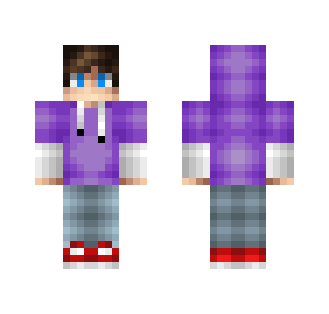 Purple hoodie