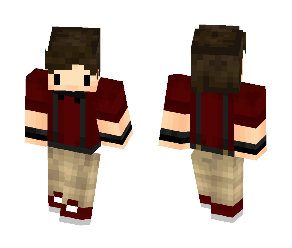BlackEyes(My Skin For YouTube) - Male Minecraft Skins - image 1