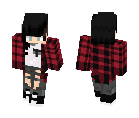 ~ Not dead ~ - Female Minecraft Skins - image 1