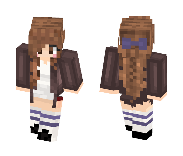 Cute School Girl - Cute Girls Minecraft Skins - image 1