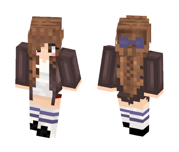 Download Free Cute School Girl Skin for Minecraft image 1 Cute School Girl - Cute Girls Minecraft Skins - image 1