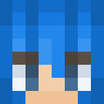 Blue Haired Girl - Color Haired Girls Minecraft Skins - image 3