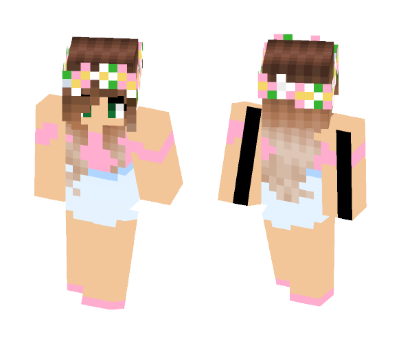 Flower Girl - Girl Minecraft Skins - image 1