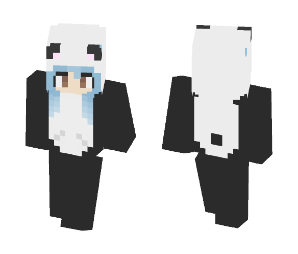 Panda Onesie - Male Minecraft Skins - image 1