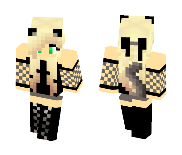Black kitty - Female Minecraft Skins - image 1